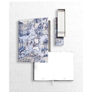 DIOR VIP Desk Set Pencils Notebook Office School Dior gift box Around the World